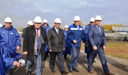 Очистные сооружения «Росводоканал Оренбург» посетил Губернатор Оренбургской области Юрий Берг 