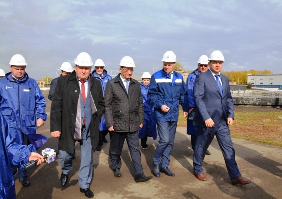 Очистные сооружения «Росводоканал Оренбург» посетил Губернатор Оренбургской области Юрий Берг 